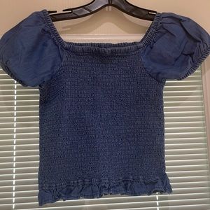 ZARA KIDS size 11-12 beautiful jean crop top